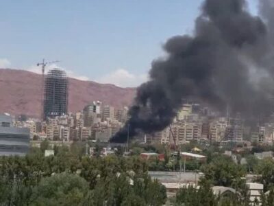 آتشسوزی دستگاه رنجر در یک شهربازی تبریز