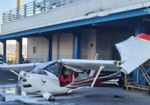 خروج هواپیمای آموزشی از باند در فرودگاه تبریز